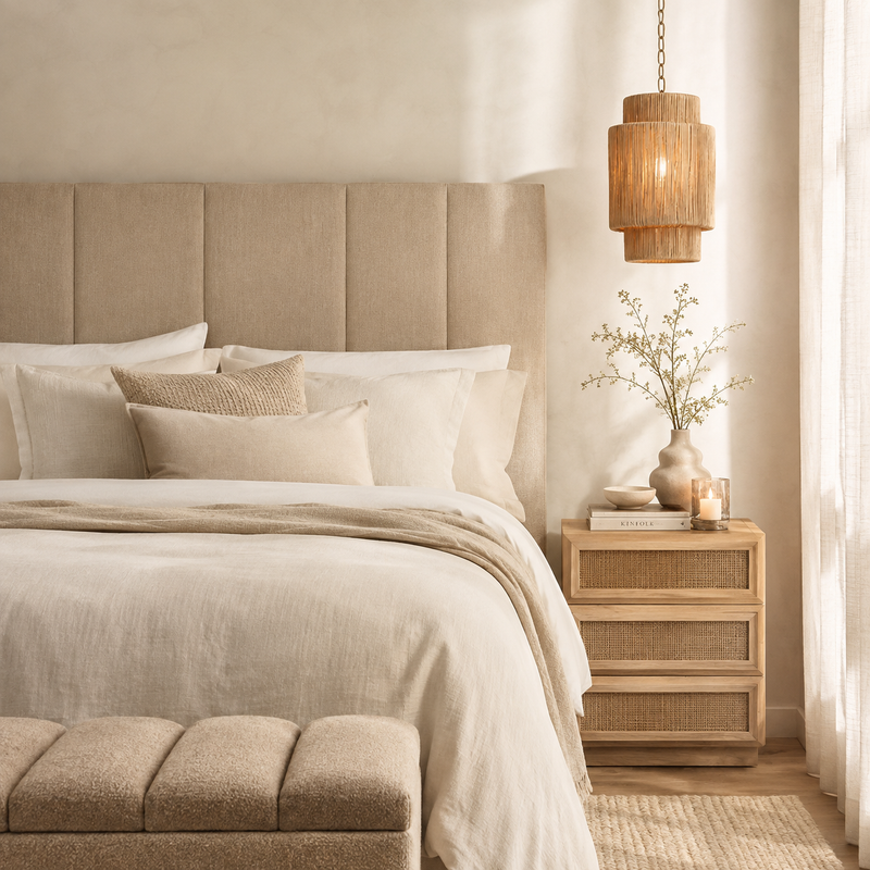 Soleil Woven Pendant Light – product view