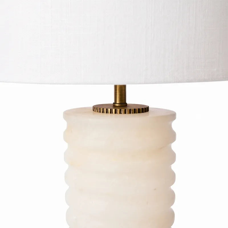Amara Alabaster Table Lamp – detail view