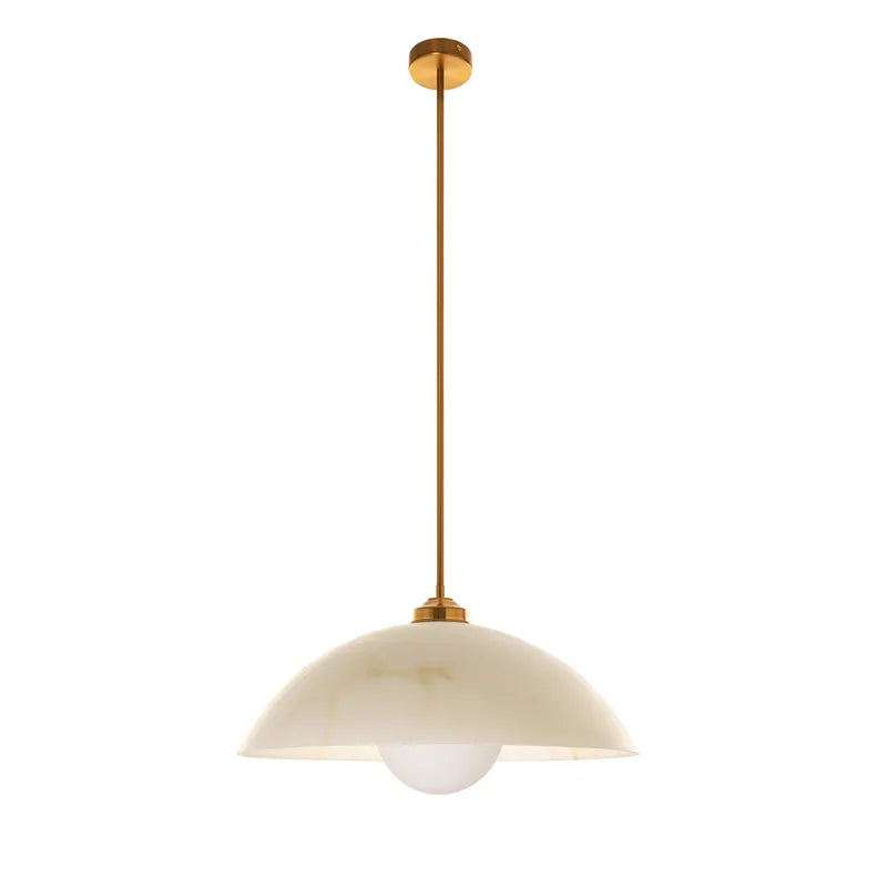 Aurelia Alabaster-Look Pendant Light – detail view