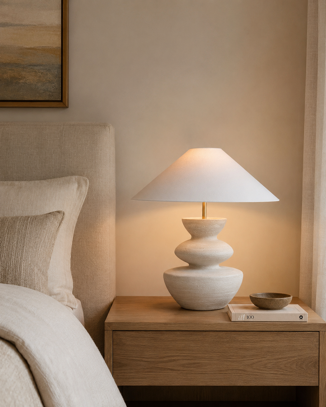 Elara Sculptural Table Lamp – product view