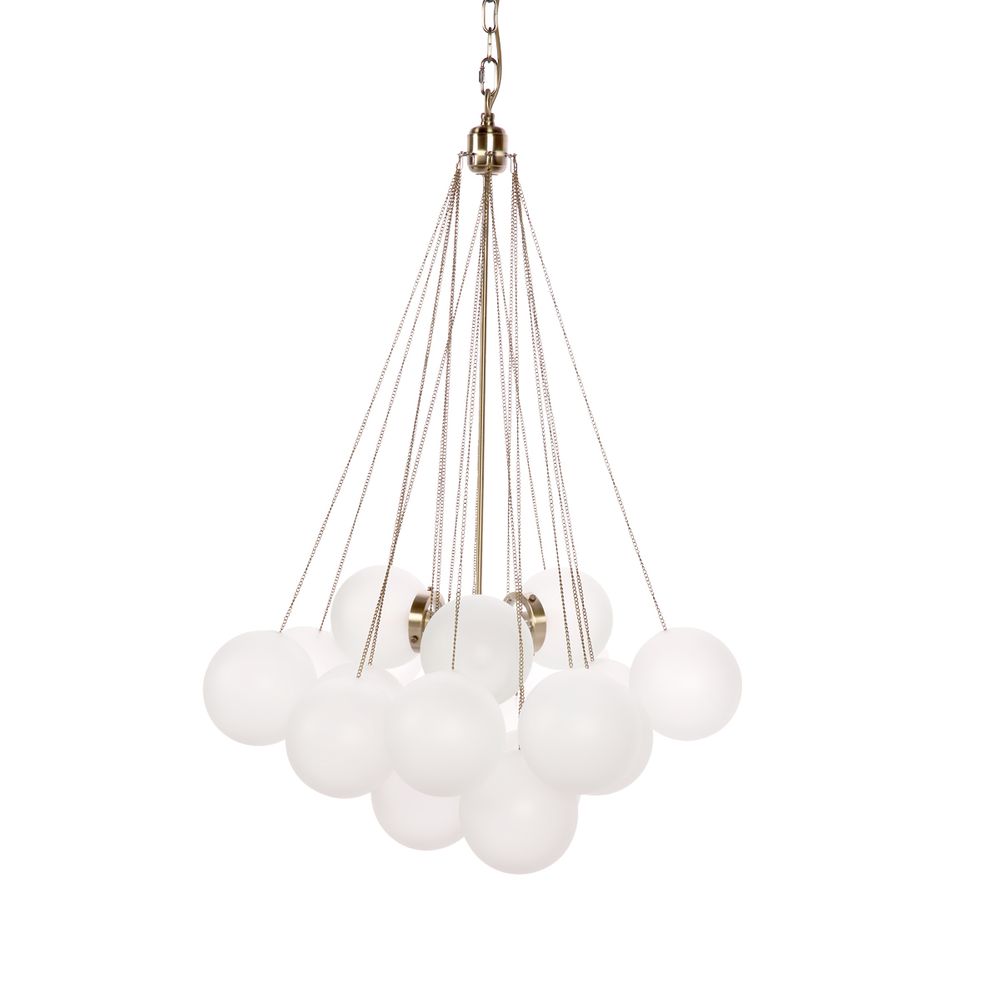 Cloud Glass Globe Pendant Light – Medium – product view