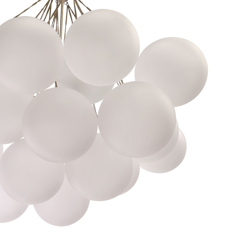 Cloud Glass Globe Pendant Light – Medium – view 3