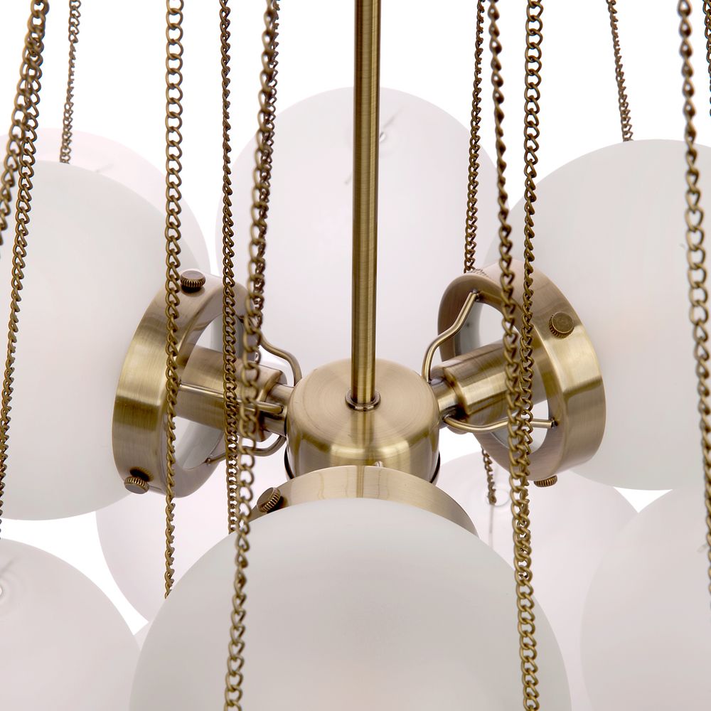Cloud Glass Globe Pendant Light – Medium – view 4
