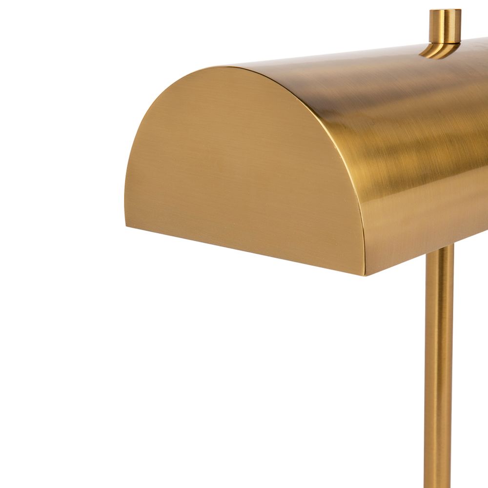 Hamlin Brushed Brass Desk Lamp – view 4