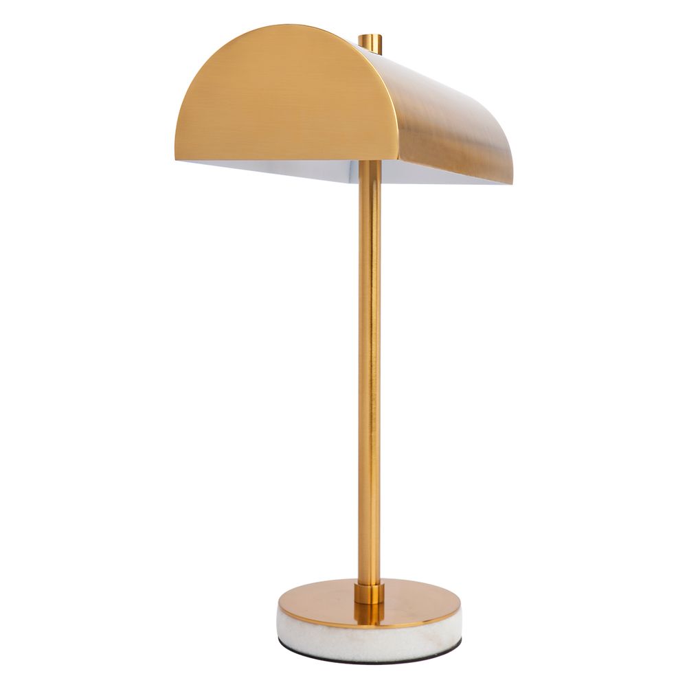 Hamlin Brushed Brass Desk Lamp – view 5