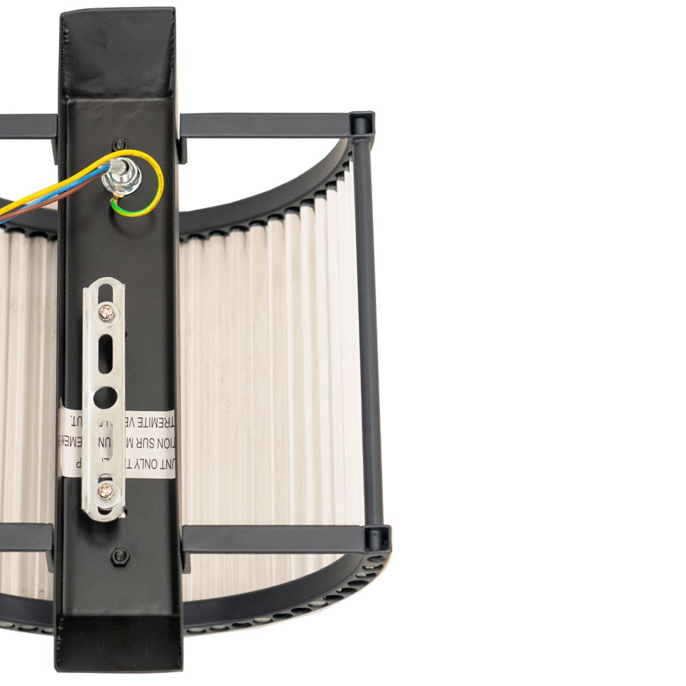 Hayworth Fluted Glass Wall Sconce in Antique Black – view 3