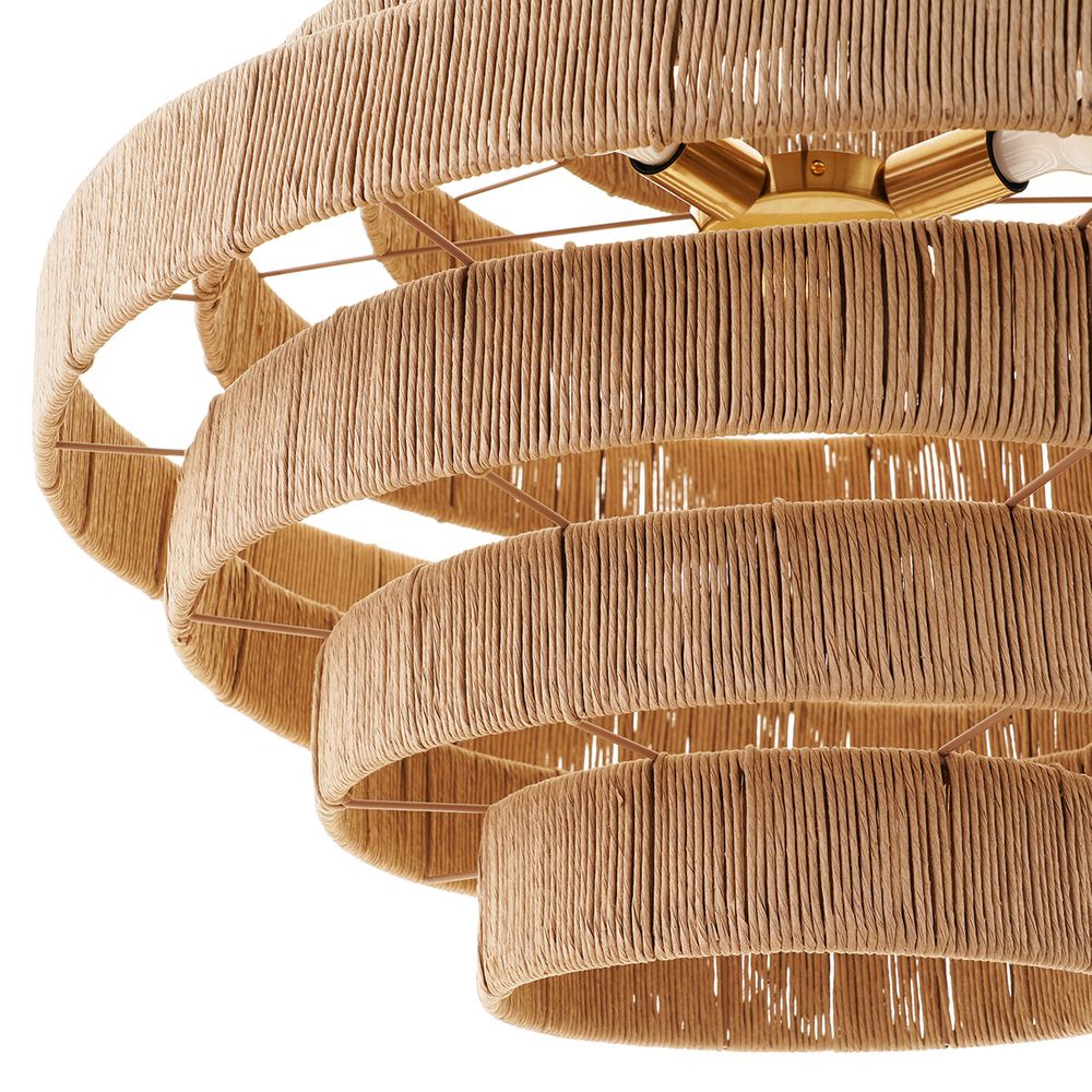 Vilano Woven Tiered Pendant Light – view 3