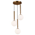 Chapel Three-Light Glass Pendant – product view