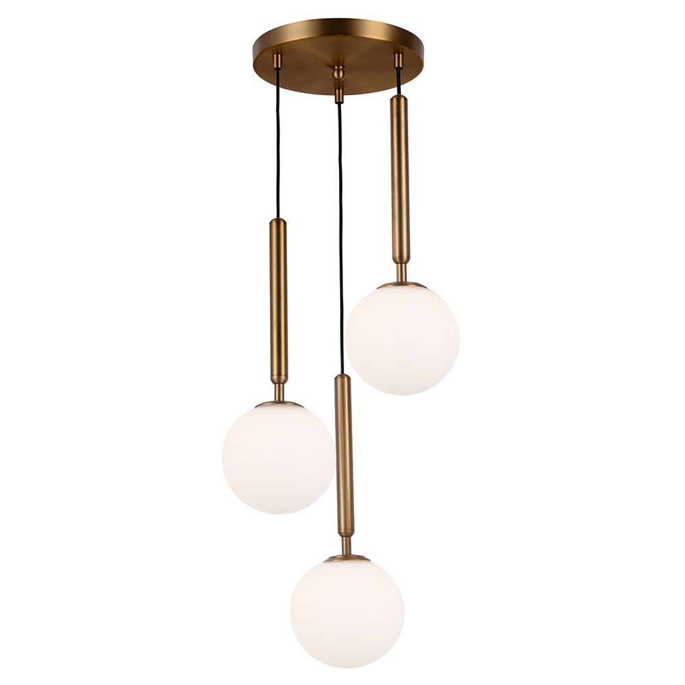 Chapel Three-Light Glass Pendant – product view