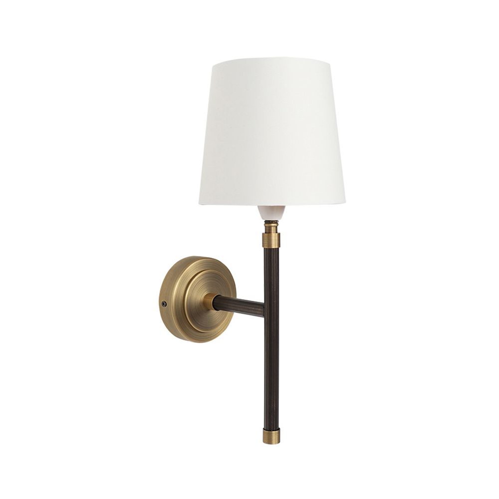 Asher Timber & Brass Wall Sconce – product view