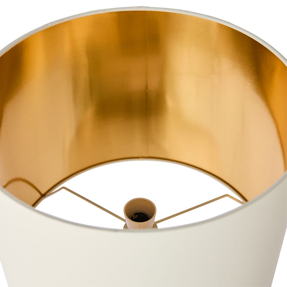 Alistair Ribbed Glass Table Lamp – view 4