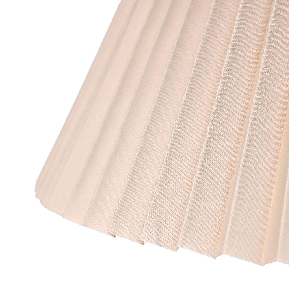 Anya Pleated Empire Lamp Shade in Off White – Small – view 3