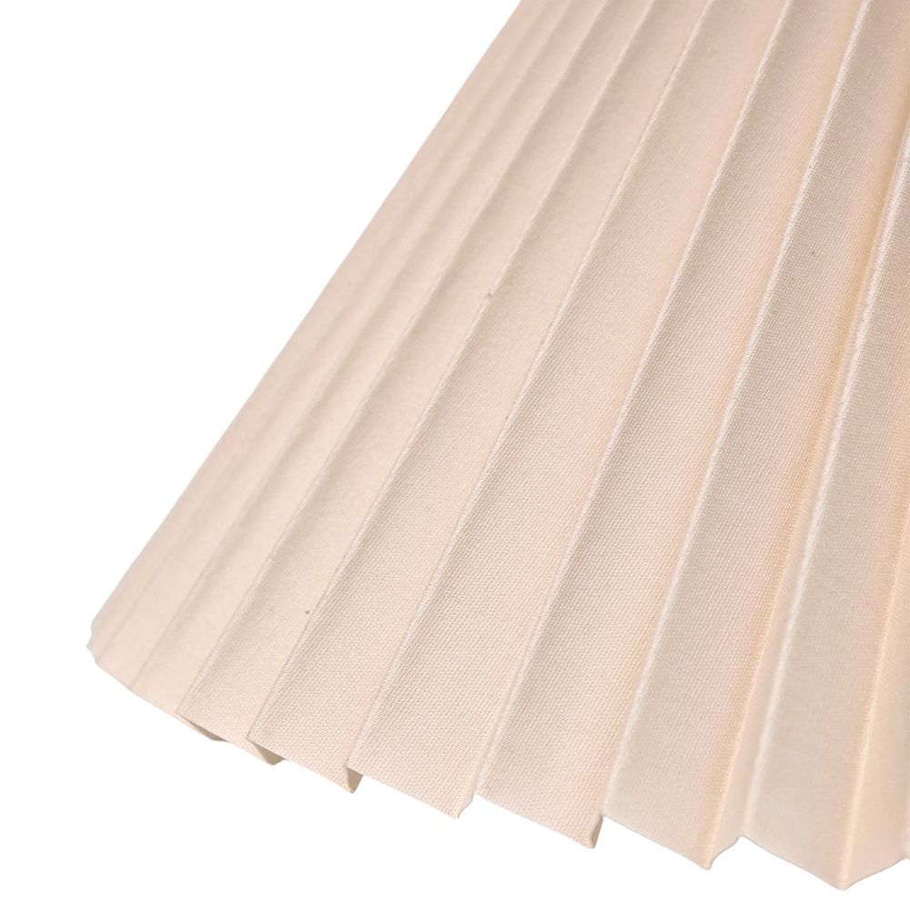 Anya Pleated Empire Lamp Shade in Off White – Medium – view 3