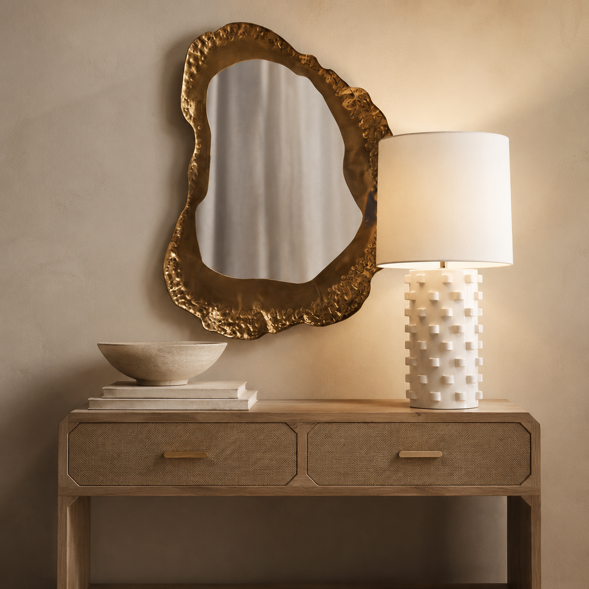 Smith Textured Ceramic Table Lamp